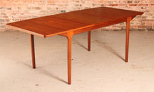Load image into Gallery viewer, Mid Century extending teak dining table by McIntosh, circa 1960s