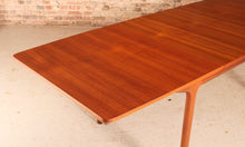 Load image into Gallery viewer, Mid Century extending teak dining table by McIntosh, circa 1960s