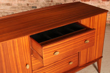 Load image into Gallery viewer, Mid Century Mahogany sideboard with brass handles by McIntosh, Scotland, circa 1960s