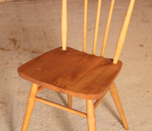 Load image into Gallery viewer, A set of 4 Ercol model 391 elm and beech chairs circa 1960s