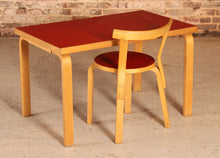 Load image into Gallery viewer, Mid Century Alvar Aalto children's table and chair model 68 by Artek, Finland, circa 1960s.