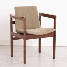 Load image into Gallery viewer, Set of 6 Reupholstered Midcentury Afromosia Dining Chairs c1960s
