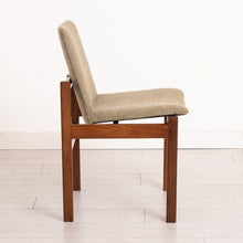Load image into Gallery viewer, Set of 6 Reupholstered Midcentury Afromosia Dining Chairs c1960s