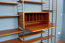 Load image into Gallery viewer, Midcentury 4 Bay Ladderax Shelving System by Robert Heal c.1960s