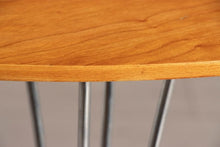 Load image into Gallery viewer, Danish Midcentury Super Ellipse Dining Table with Cherry Wood top by Piet Hein, Bruno Mathsson & Arne Jacobsen