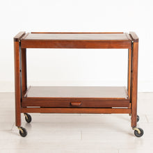 Load image into Gallery viewer, Art Deco Metamorphic Serving Trolley in Burr Walnut c.1930s