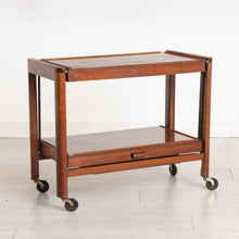 Load image into Gallery viewer, Art Deco Metamorphic Serving Trolley in Burr Walnut c.1930s