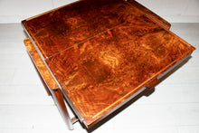 Load image into Gallery viewer, Art Deco Metamorphic Serving Trolley in Burr Walnut c.1930s