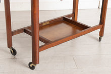 Load image into Gallery viewer, Art Deco Metamorphic Serving Trolley in Burr Walnut c.1930s