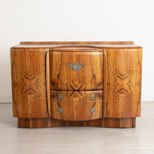 Load image into Gallery viewer, Art Deco Style Walnut Drinks Cabinet by Beautility c.1950