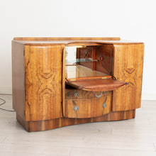 Load image into Gallery viewer, Art Deco Style Walnut Drinks Cabinet by Beautility c.1950