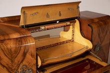 Load image into Gallery viewer, Art Deco Walnut Drinks Cabinet by Heron c.1950