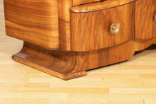 Load image into Gallery viewer, Art Deco Walnut Drinks Cabinet by Heron c.1950