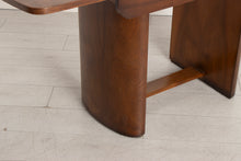 Load image into Gallery viewer, Art Deco Style Walnut Extending Dining Table c.1950