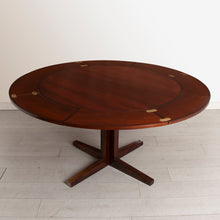 Load image into Gallery viewer, Danish Midcentury Dyrlund Flip Flap Extending Dining Table in Rosewood