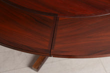 Load image into Gallery viewer, Danish Midcentury Dyrlund Flip Flap Extending Dining Table in Rosewood