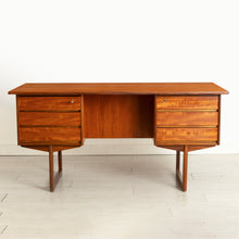 Load image into Gallery viewer, Danish Midcentury Executive Teak Desk by VI-MA Møbler c.1960s
