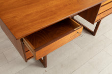 Load image into Gallery viewer, Danish Midcentury Executive Teak Desk by VI-MA Møbler c.1960s
