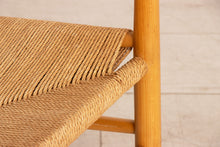 Load image into Gallery viewer, Danish Midcentury Model J16 Rocking Chair in Beech with Paper Cord Seat by Hans J. Wegner for FDB Mobler c.1965