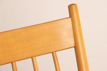 Load image into Gallery viewer, Danish Midcentury Model J16 Rocking Chair in Beech with Paper Cord Seat by Hans J. Wegner for FDB Mobler c.1965