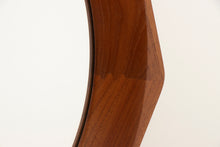 Load image into Gallery viewer, Danish Midcentury Octagonal Teak Mirror c.1965
