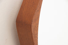 Load image into Gallery viewer, Danish Midcentury Octagonal Teak Mirror c.1965