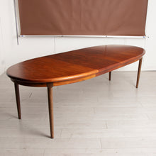 Load image into Gallery viewer, Danish Midcentury Oval Rosewood Dining Table by Gudme Mobelfabrik