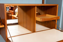 Load image into Gallery viewer, Danish Midcentury 'Royal System' 3-Bay Wall System by Poul Cadovius c.1965