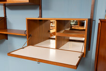 Load image into Gallery viewer, Danish Midcentury 'Royal System' 3-Bay Wall System by Poul Cadovius c.1965