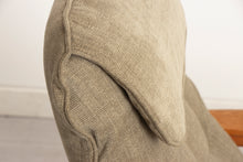 Load image into Gallery viewer, Danish Midcentury Teak Armchair & Footstool by Domino Mobler c.1965