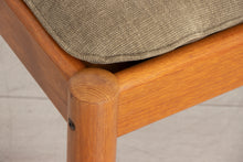 Load image into Gallery viewer, Danish Midcentury Teak Armchair & Footstool by Domino Mobler c.1965