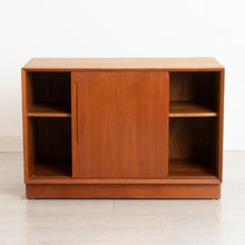 Load image into Gallery viewer, Danish Midcentury Teak Cabinet with Sliding Doors c.1960s