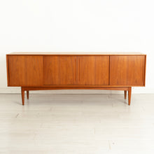 Load image into Gallery viewer, Danish Midcentury Teak Sideboard with Sliding Doors by Bernard Pedersen & Son c.1960s