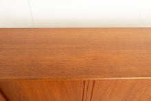 Load image into Gallery viewer, Danish Midcentury Teak Sideboard with Sliding Doors by Bernard Pedersen & Son c.1960s