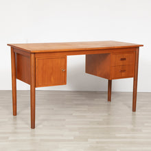 Load image into Gallery viewer, Danish Midcentury Teak Writing Desk by Per Buhl Jorgensen