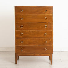 Load image into Gallery viewer, Danish Midcentury Walnut Chest of Drawers by Kvaerndrup c.1965