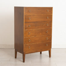Load image into Gallery viewer, Danish Midcentury Walnut Chest of Drawers by Kvaerndrup c.1965