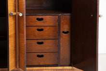 Load image into Gallery viewer, English Art Deco Solid Oak Drinks Cabinet by E. Gomme c.1935