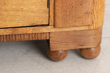 Load image into Gallery viewer, English Art Deco Solid Oak Drinks Cabinet by E. Gomme c.1935