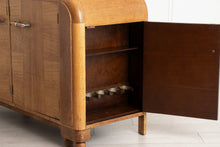Load image into Gallery viewer, English Art Deco Solid Oak Drinks Cabinet by E. Gomme c.1935