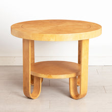 Load image into Gallery viewer, Finnish Art Deco Coffee Table with Karelian Birch Top c.1935