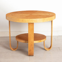 Load image into Gallery viewer, Finnish Art Deco Coffee Table with Karelian Birch Top c.1935