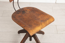Load image into Gallery viewer, Industrial Factory Chair by Robert Wagner for Rowac Bemefa c.1950s