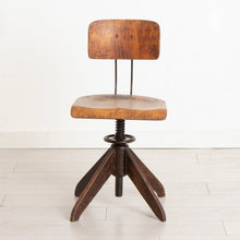 Load image into Gallery viewer, Industrial Factory Chair by Robert Wagner for Rowac Bemefa c.1950s