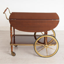 Load image into Gallery viewer, Italian Midcentury Serving Trolley / Bar Cart c.1965