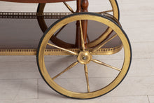 Load image into Gallery viewer, Italian Midcentury Serving Trolley / Bar Cart c.1965