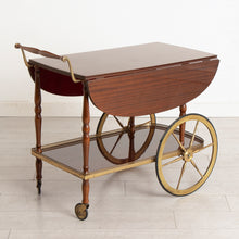 Load image into Gallery viewer, Italian Midcentury Serving Trolley / Bar Cart c.1965