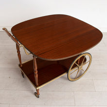 Load image into Gallery viewer, Italian Midcentury Serving Trolley / Bar Cart c.1965
