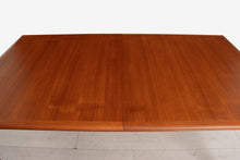 Load image into Gallery viewer, Large Midcentury Extending Teak Dining Table by Dalescraft c.1965