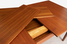 Load image into Gallery viewer, Large Midcentury Extending Teak Dining Table by Dalescraft c.1965